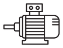 Electric motor icon