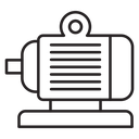 Electric motor icon