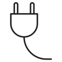 Electric plug icon