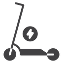 Electric scooter 3 icon