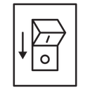 Electric switch icon