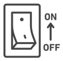 Electric switch icon
