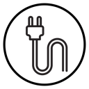 Electrical plug icon