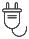 Electrical plug icon