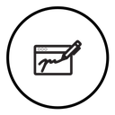 Electronic signature icon