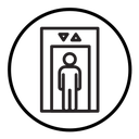 Elevator lift icon