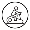 Elliptical bike icon