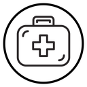 Emergency kit icon