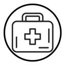 Emergency kit icon
