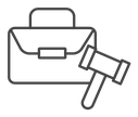 Employment law Black Outline icon