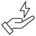 Energy reduction icon