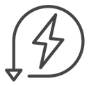 Energy reduction icon