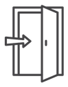Entrance door icon