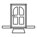 Entrance door icon