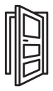 Entrance door icon