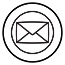 Envelope Black Outline icon