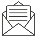 Envelope open 4 icon