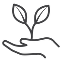 Environment Seedling Hand icon