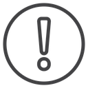 Error Black Outline icon