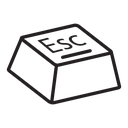Esc icon