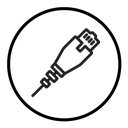 Ethernet cable plug icon