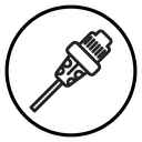 Ethernet cable plug icon