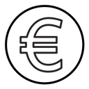 Euro sign icon
