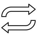 Exchange arrow icon