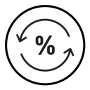 Exchange rate icon