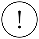 Exclamation interface icon