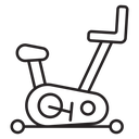 Exercise bike icon