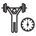 Exercise time icon