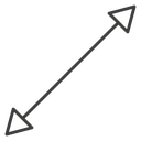 Expand arrows 3 icon