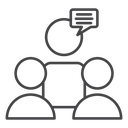 Expert Opinion Speech Bubble icon
