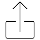 Export Document Upward Arrow icon