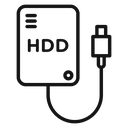External-hard-drive icon