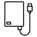 External hard drive icon