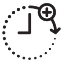 Extra hours icon