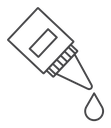 Eye drop Black Outline icon