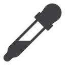 Eye dropper half icon