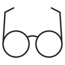 Eye glasses icon