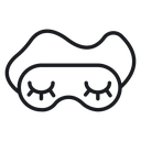 Eye mask 2 icon