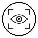 Eye scanner icon