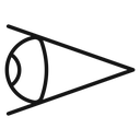 Eye side icon