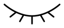 Eyes open and closed icon