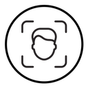 Face detection icon