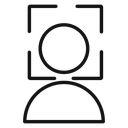 Face detection icon