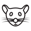Face of mouse icon