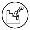 Fail or failure icon