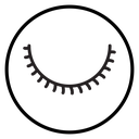 False eyelashes icon